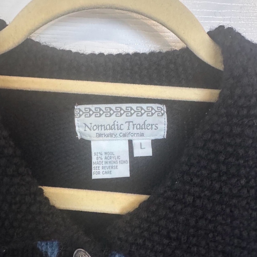 Nomadic Traders Black Floral Button-Front Cardiga… - image 3